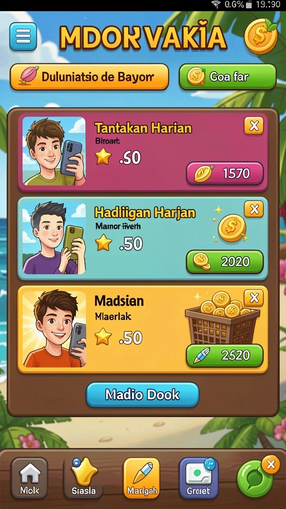 55rp - Leaderboards untuk melihat peringkat pemain.