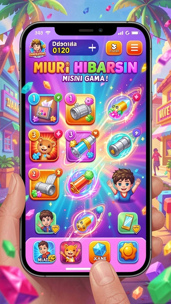 bulantogel - Tampilan antarmuka aplikasi yang menarik dan intuitif.