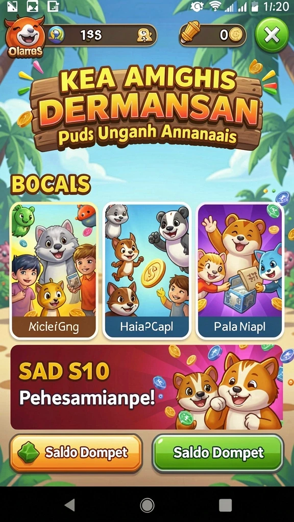 dewatogel - Tampilan antarmuka yang user-friendly dan menarik.
