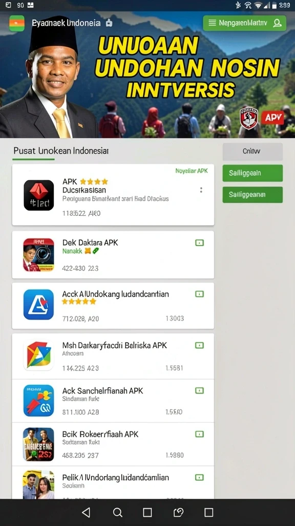 idnseru - Tampilan antarmuka yang ramah pengguna.