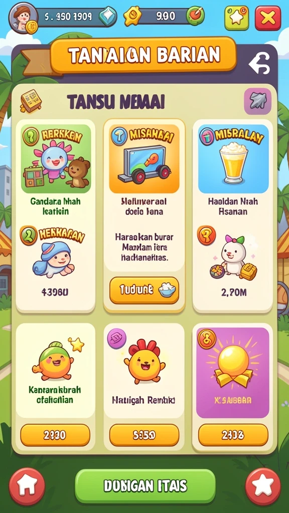 menara4d - Gambaran tingkat kesulitan yang meningkat di level berikutnya.